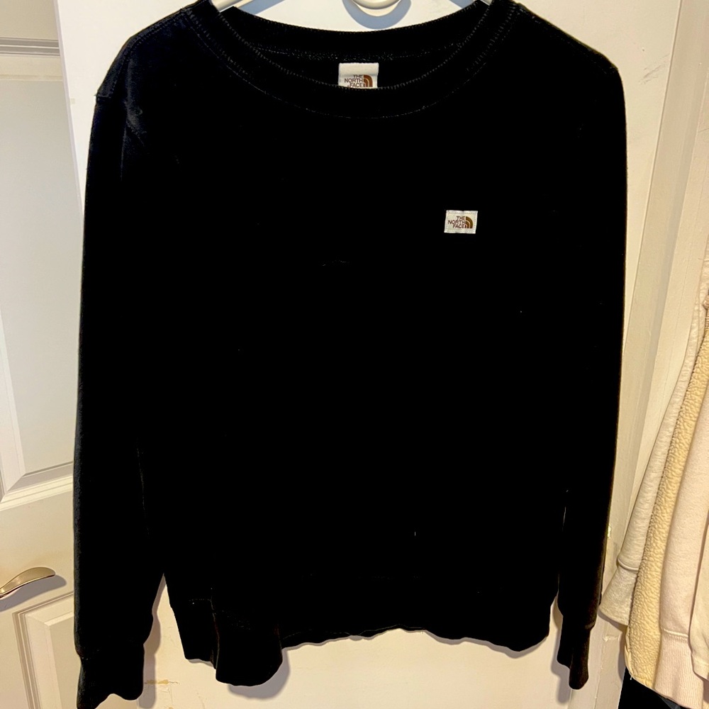 The North Face Black Minimal Logo Crewneck Sweatshirt